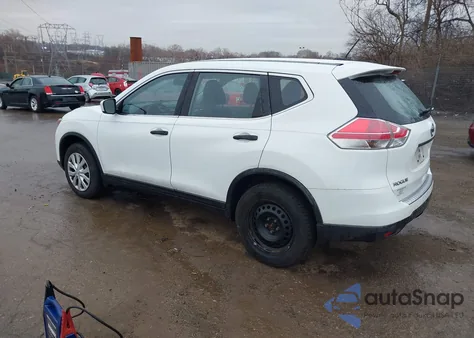 2016 Nissan Rogue S из США, поврежденный, VIN KNMAT2MV9GP734991